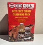 King Kooker Deep Fried Turkey Seasoning Pack Marinade Cajun Injector Kit New. Fixed Price $11.99.