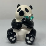 Panda Gift Hinged Trinket Box, Baked Enamel Finish, Jewels, Magnetic,ydf. Fixed Price $28.00.