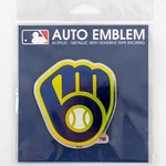 New Wincraft Milwaukee Brewers Mlb Baseball 3" Chrome Car Badge Emblem. Fixed Price $10.95.