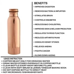 Pure Copper 100% Water Bottle (1 Ltr) Good Health Beneficial Ayurveda Yoga Gym. Fixed Price $20.47.
