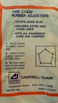 2 New Snow Tire Passenger Car, Small Tractor Rubber Chain Spreaders. Fixed Price $17.95.
