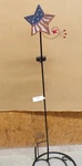 American & Stripes Solar Garden Stake 36" New Evergreen Flag. Fixed Price $16.00.