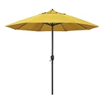 California Umbrella 9' Round Aluminum Outdoor Deck Crank Lift - Lemon Olefin. Fixed Price $76.66.