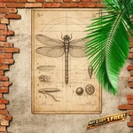 Dragonfly Nature Design Metal 8X12 Garden Wall Plaque. Fixed Price $11.39.