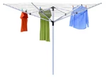 New Ground Umbrella Dryer 165-FEET Drying Clothesline Hanger White Large. Fixed Price $94.48.