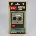 Toro Battery Operated Hose-end Timer Model 53746 Blue Stripe Drip Nos. Fixed Price $39.00.