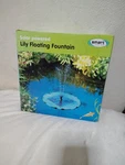 Smart Solar Powered Lily Floating Fountain. Fixed Price $25.00.