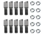 10PC Threaded Stump Grinder Teeth 2-1/2" For Shaver SC25-H SC50-H. Fixed Price $61.99.