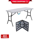 Lifetime 5FT Fold Half Portable Indoor Outdoor Utility Gray. Fixed Price $56.99.