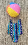 Vintage Build-a-bear Bathing Suit And Inflatable Beach Ball Set Excellent Cond.!. Fixed Price $10.99.
