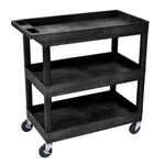 Luxor EC111-B Three Shelf Utility Cart. Fixed Price $124.87.