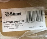 Stens Chainsaw Semi-chisel Standard Chain, .325 .050 Ga, Ft. Fixed Price $95.00.