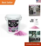 Eco-friendly Pink Melt, -25 Effective Pet Safe De-icer For Immediate Use. Fixed Price $83.59.
