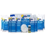 The Swim Pool Opening Chemical Start Up Kit Above And In-ground. Fixed Price $69.99.
