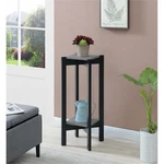 Convenience Concepts Planters & Potts Deluxe Square Stand In Gray Wood. Fixed Price $60.02.