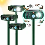 Upgrade Animal Repeller Ultrasonic Solar Power Outdoor Pest Cat Mice Deer Sensor. Fixed Price $31.98.