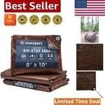 Stansport 8'X10' Light-duty Tarp Tough Waterproof Cover For Your Adventures. Fixed Price $21.59.