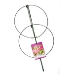 Luster Leaf Link-ups Metal Flower Support, Double 18" Ring X 36" Leg, Green. Fixed Price $31.09.