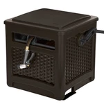 Suncast 225 Ft. Smart Trak Wicker Garden Hose Reel Guide And Hideaway, Java Brow. Fixed Price $56.99.