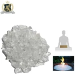 Exquisite 10 Lb Ice Clear Glass For Elegant Indoor & Outdoor Fireplaces. Fixed Price $27.99.
