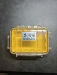 Pelican 1010 Micro Case Yellow Clear Waterproof Crushproof Camera Size. Fixed Price $20.00.