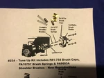American Flyer Parts - Tune Up Kit 6 Pieces #234. Fixed Price $7.95.