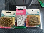 3-PACK Lot National Hardware N275-016 Extension Chains White 36" Antique Brass. Fixed Price $14.99.