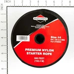 Briggs & Stratton 790969 500-FOOT Spool Of Nylon Starter Rope Size 4. Fixed Price $79.72.