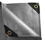 12 Mil Heavy Duty Canopy Tarp X 24 Silver Tent Car Boat Cover. Fixed Price $89.04.