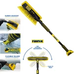 Rain-x 61" Extendable Car Snow Broom And Ice Scraper Tool, Black Yellow. Fixed Price $51.51.