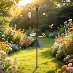 83" Bird Feeding Station Kit With Metal Squirrel Baffle, Heavy Duty Bir.... Fixed Price $53.74.