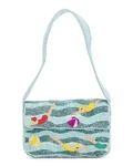 Sol Hand Beaded Bag Beach Diver Swimmer Ball Shoulder Nwt. Fixed Price $53.00.