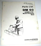 Homelite Multi-purpose Saw Parts List Catalog Manual Book Original!. Fixed Price $5.25.
