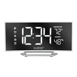 602-249 Crosse Technology 1.76" White Led Alarm Clock Dual Open Box. Fixed Price $29.95.