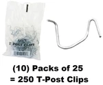 Mat 901169B 25 Packs T-post Fence Clip Fasteners Wire 10. Fixed Price $38.97.