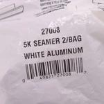 (2-PK) Amerimax Seamer Aluminum White 27008. Fixed Price $6.15.