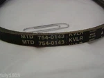 (1) New Oem Mtd 3/8" V Belt 754-0143, 954-0143 Made In Usa. Fixed Price $15.90.