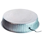 Farm Innovators HP-125 Poultry Base, 16-1/2 Dia, Steel, Metallic. Fixed Price $74.82.