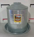 Little Giant Double Wall Metal Poultry Fount Gallon - 9835 Usa (open Box). Fixed Price $29.99.