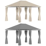 Outsunny 13' X 10' Steel Outdoor Patio Gazebo Pavilion Canopy Tent. Fixed Price $149.99.