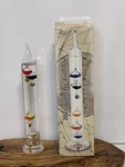 Galileo Glass Thermometer Temperature Gauge Colorful Floating Bulbs. Fixed Price $25.52.
