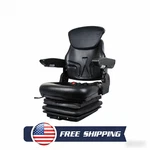 Tractor Forklift Seat Suspension Adjustable Backrest Armrest Safety Belt New. Fixed Price $268.80.