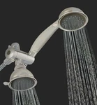 Ldr 520 3025CP Function Dual Showerhead Kit With Hose, Chrome. Fixed Price $29.95.