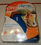 Off! Clip-on Fan Circulated Mosquito Repellent W/ Refill Odorless 12 Hours New. Fixed Price $14.95.