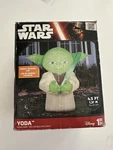 Star Wars 2016 Yoda Airblown Inflatable Decoration Gemmy 4.5FT Green Lightsaber. Fixed Price $39.99.