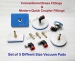 5X Valve Seat Vacuum Pads Kit Quick Couple + Brass Fittings Usa Stock. Fixed Price $59.99.