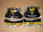 2 Raid Hanging Yellow Jacket Wasp & Hornet Trap 6 Fl Oz. Fixed Price $5.99.