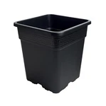 Gro Pro Black Square Pot, 5-GALLON. Fixed Price $16.99.