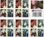 Flowers From The Garden Booklet Of 20 Forever Stamps Mnh #5240B. Fixed Price $20.99.