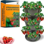 Planter Strawberry Vertical Stackable Tower 5 Tier Herb Outdoor Indoor Gardening. Fixed Price $32.99.